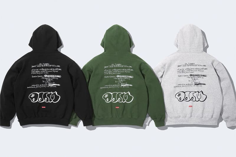 Supreme が伝説の鬼才ラッパー MF DOOM とのコラボコレクションを発表