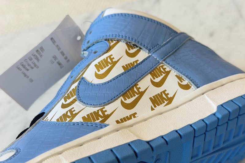 シュプリーム x ナイキ SB ダンク ハイの希少なサンプルモデルがファレル主宰のオークションに登場 supreme nike sb skateboarding dunk high orange red blue joopiter sample auction info closer look prices