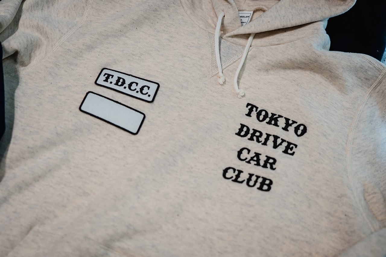 トーキョードライブカークラブとループウィラーによるコラボ第3弾 tokyodrivecarclub loopwheeler sweat