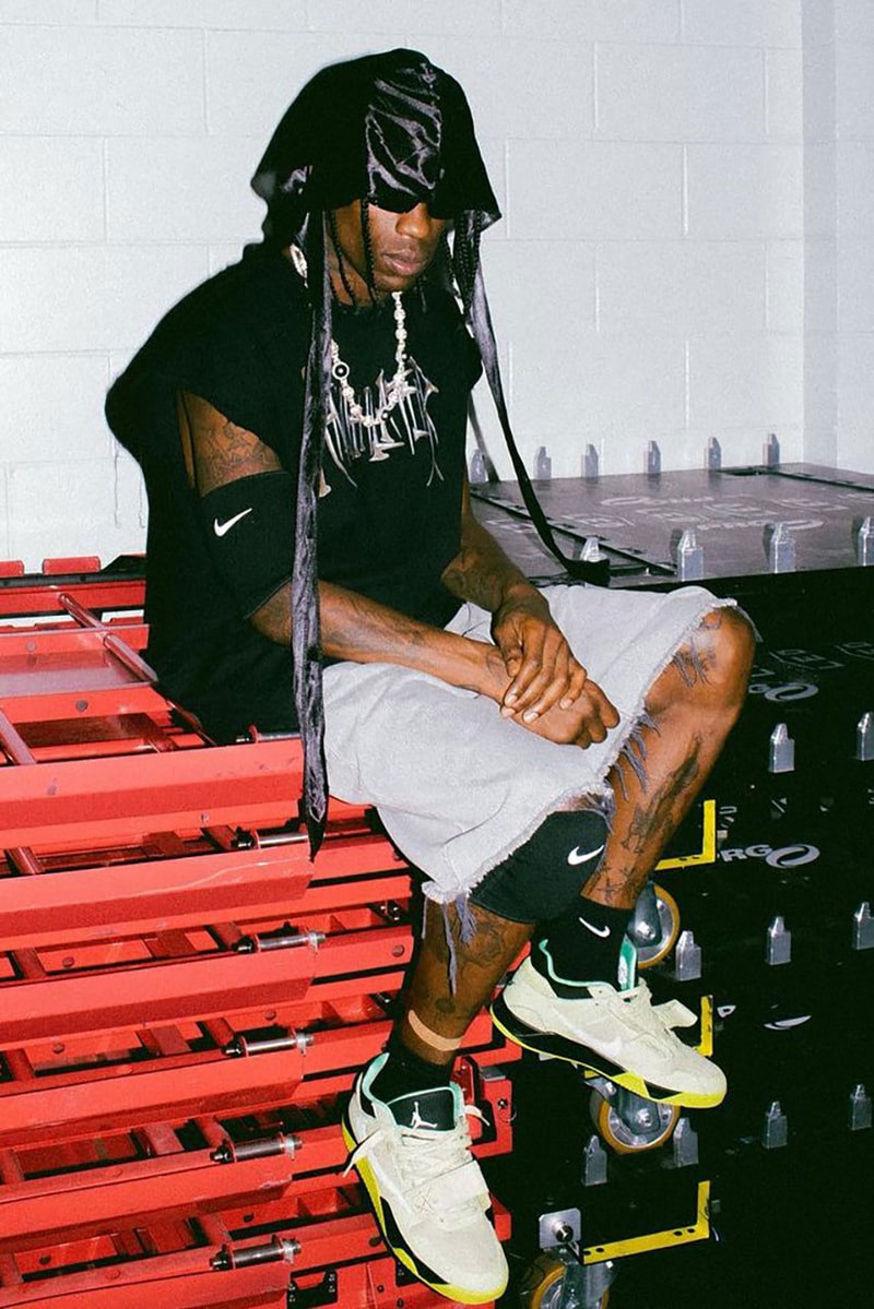 トラヴィス・スコットがシグネチャーモデル ジョーダンカットザチェックの別カラーを公開 travis scott jordan cut the check gray black yellow vancouver drake tour release date info store list buying guide photos price jordan brand 