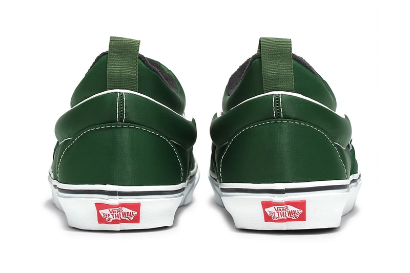 ヴァンズがダウンジャケットを彷彿とさせるパディングを備えた新作スリッポンを発売 Vans Slip-On Mid Green Black Release Date info store list buying guide photos price