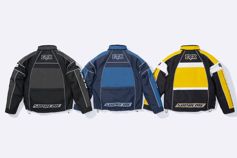 シュプリーム  x フォックス レーシングによる2023年秋シーズンの最新コラボコレクションが到着