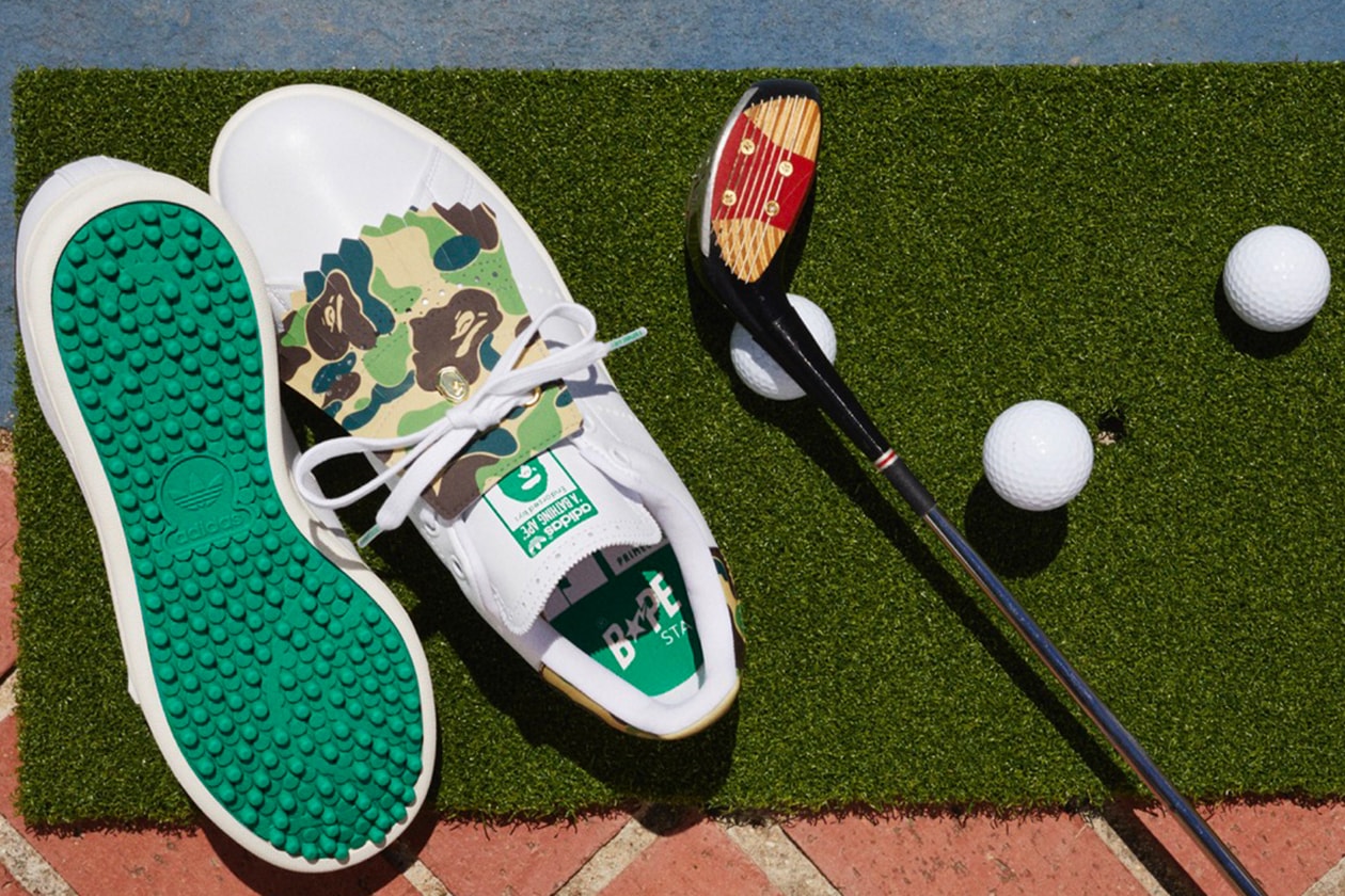 ア・ベイシング・エイプ x アディダス オリジナルスから初となるゴルフコレクションがローンチ A BATHING APE®︎ x adidas Golf Collection fall winter 2023 release info BAPE®️ adidas Originals