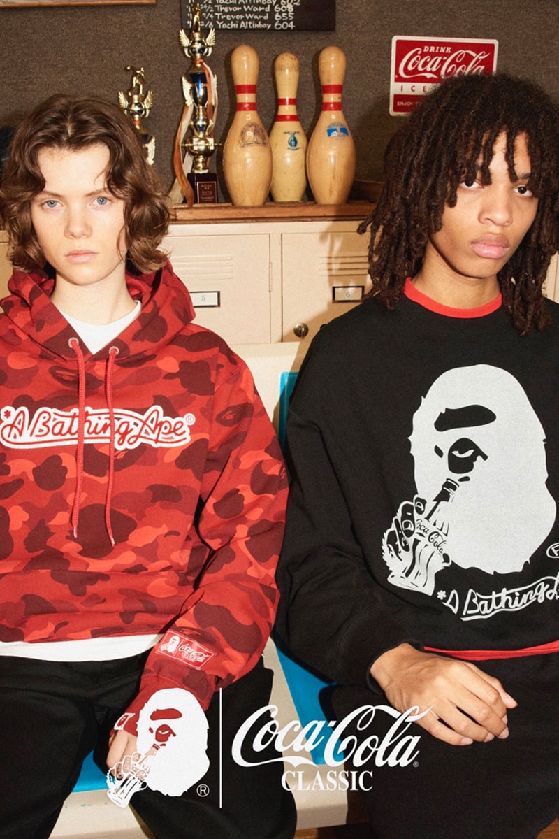 ア・ベイシング・エイプからコカ・コーラとの最新コラボコレクションが到着 A BATHING APE® x Coca-Cola®︎ collab collection 2023 fall winter release info