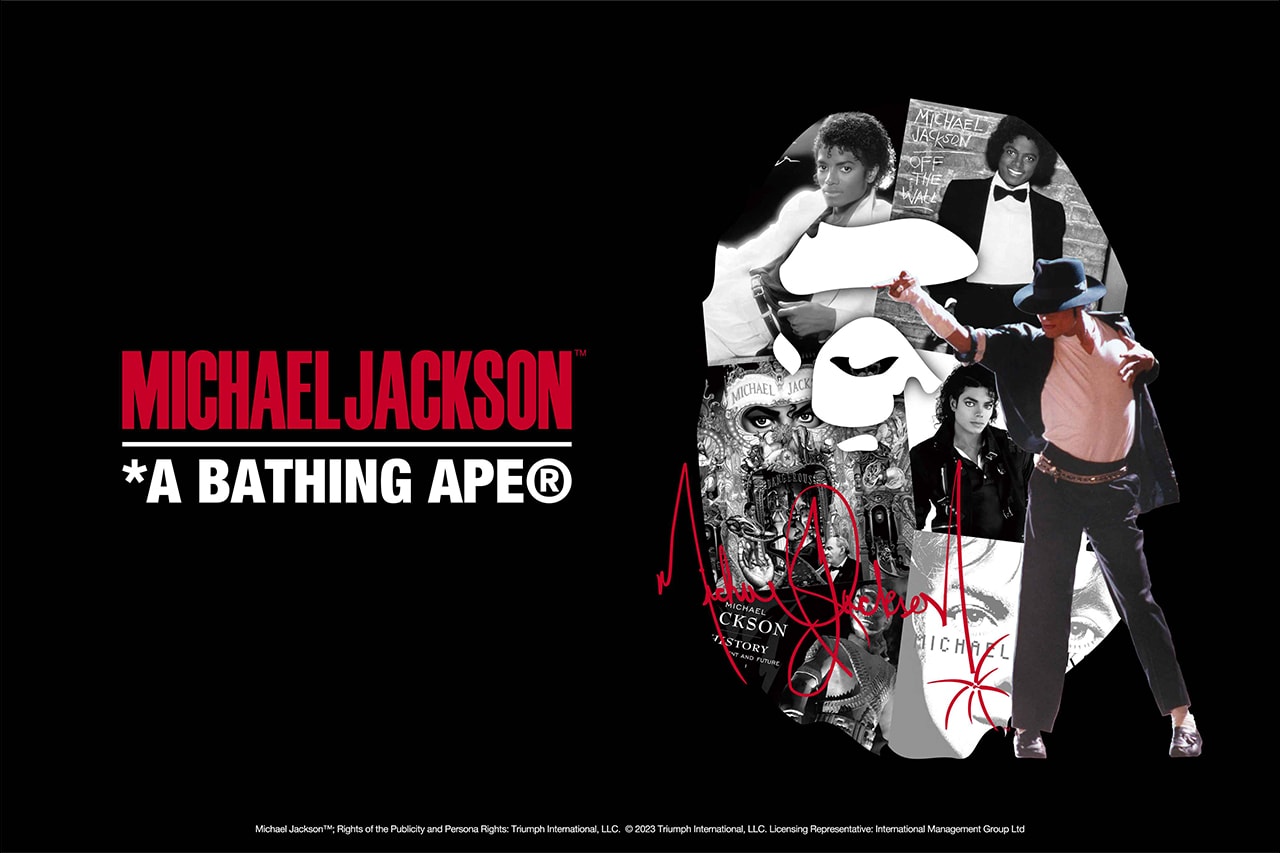 ア・ベイシング・エイプから“キング・オブ・ポップ™️”ことマイケル・ジャクソンとのコラボアイテムが発売 A BATHING APE®︎ x Michael Jackson collab collection 2023 fall winter release info