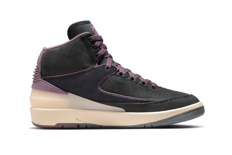 エア ジョーダン 2からラグジュアリーな雰囲気の新作 オフノワールが登場 Air Jordan 2 Surfaces in "Off Noir" Off Noir/Mauve-Guava Ice-Cool Grey DX4400-005 holiday 2023 november swoosh michael jordan brand classic high top basketball shoe nike swoosh wings