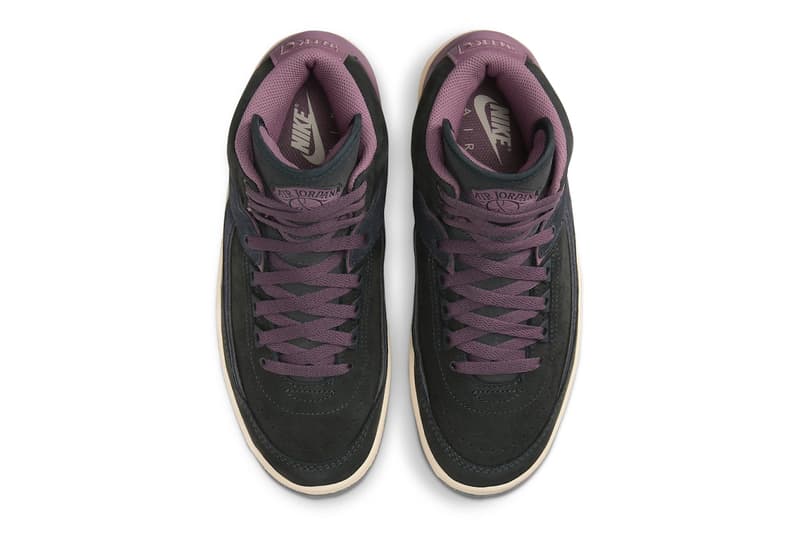 エア ジョーダン 2からラグジュアリーな雰囲気の新作 オフノワールが登場 Air Jordan 2 Surfaces in "Off Noir" Off Noir/Mauve-Guava Ice-Cool Grey DX4400-005 holiday 2023 november swoosh michael jordan brand classic high top basketball shoe nike swoosh wings