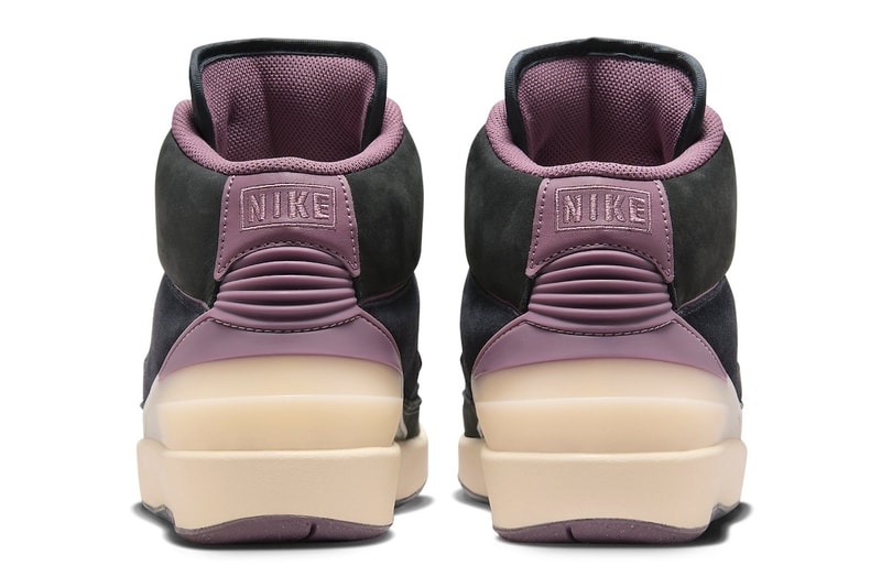 エア ジョーダン 2からラグジュアリーな雰囲気の新作 オフノワールが登場 Air Jordan 2 Surfaces in "Off Noir" Off Noir/Mauve-Guava Ice-Cool Grey DX4400-005 holiday 2023 november swoosh michael jordan brand classic high top basketball shoe nike swoosh wings