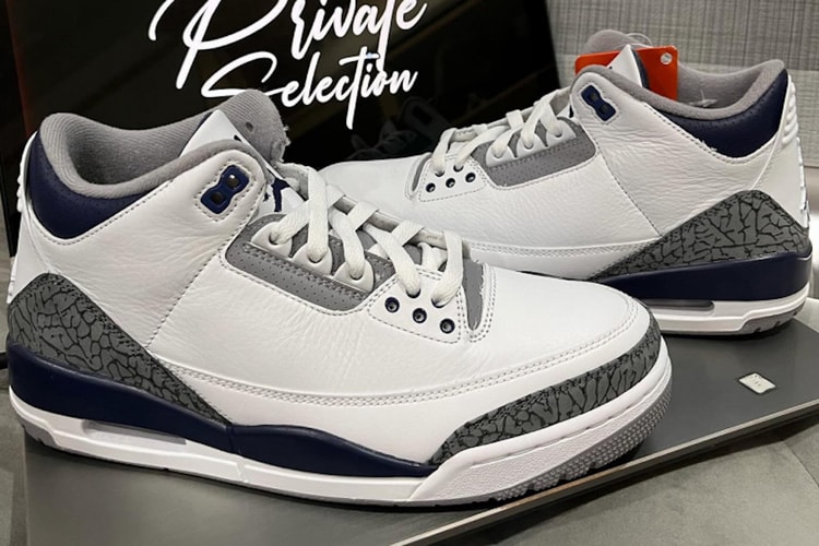 Air Jordan 3 から落ち着いたカラーリングの新作 “Midnight Navy” が登場