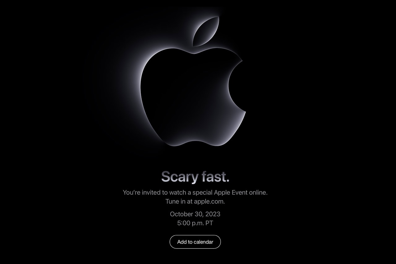 アップルが2023年10月末に製品発表イベントを開催 Apple Announces "Scary Fast" Event end of October 2023 news