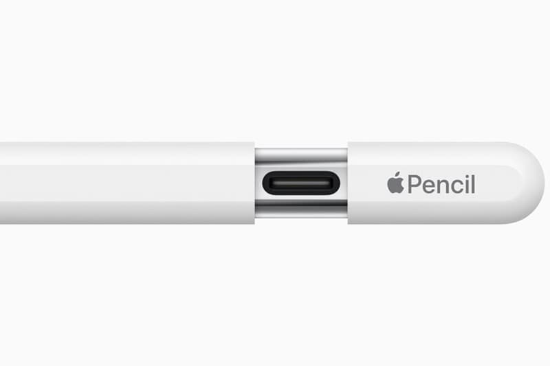 アップルがUSB-Cポートを備えたより手頃な価格のアップルペンシルを発表 Apple Announces More Affordable, Entry-Level Apple Pencil ipad iphone 15 laptop tech release purchase charging usb c port cord plug magnetic sleep battery preserve cost november newsroom pair