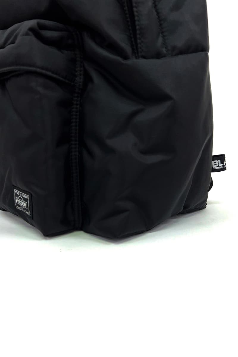 ブラック コム デ ギャルソンからポーターとの W ネームバッグが発売 BLACK COMME des GARÇONS x PORTER  w-name bags release info