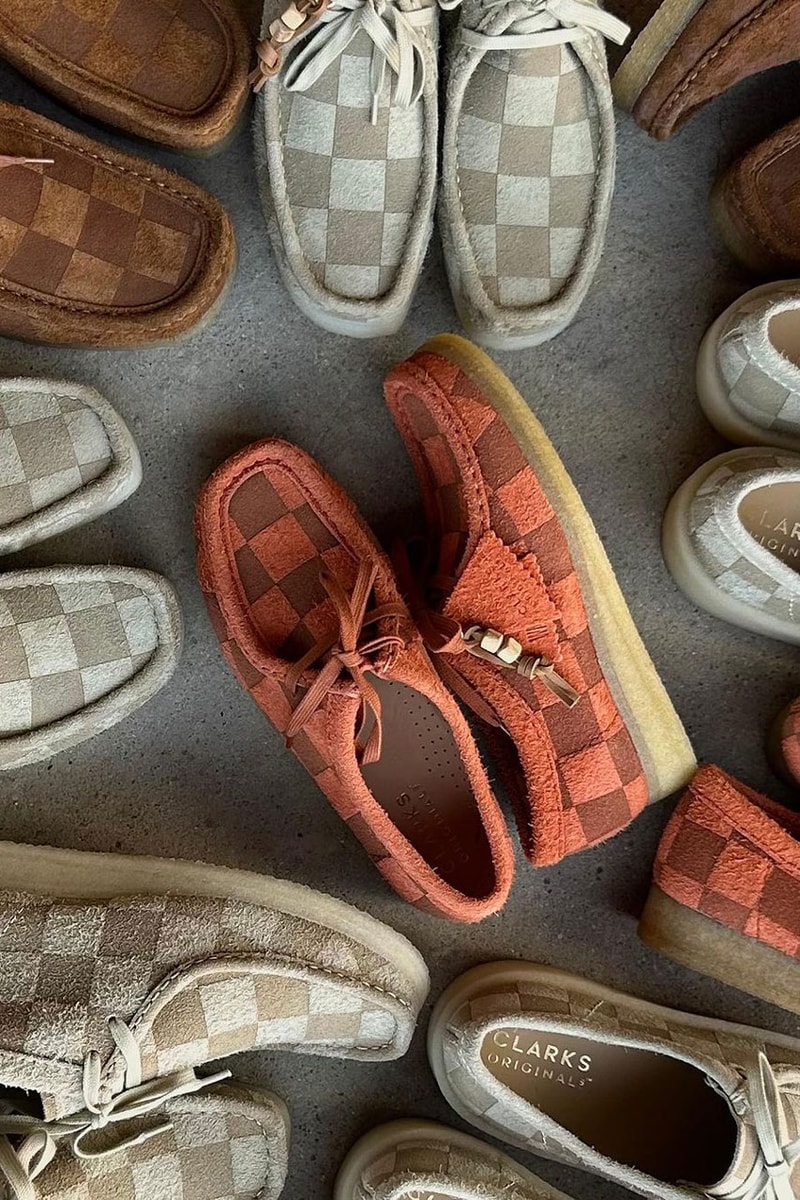 クラークスオリジナルスがチェッカーボードパターンをあしらった新作ワラビーを発売 Clarks Originals Footwear Shoes Trainers Sneakers Fashion Streetwear Checkerboards UK British England Clothing Style