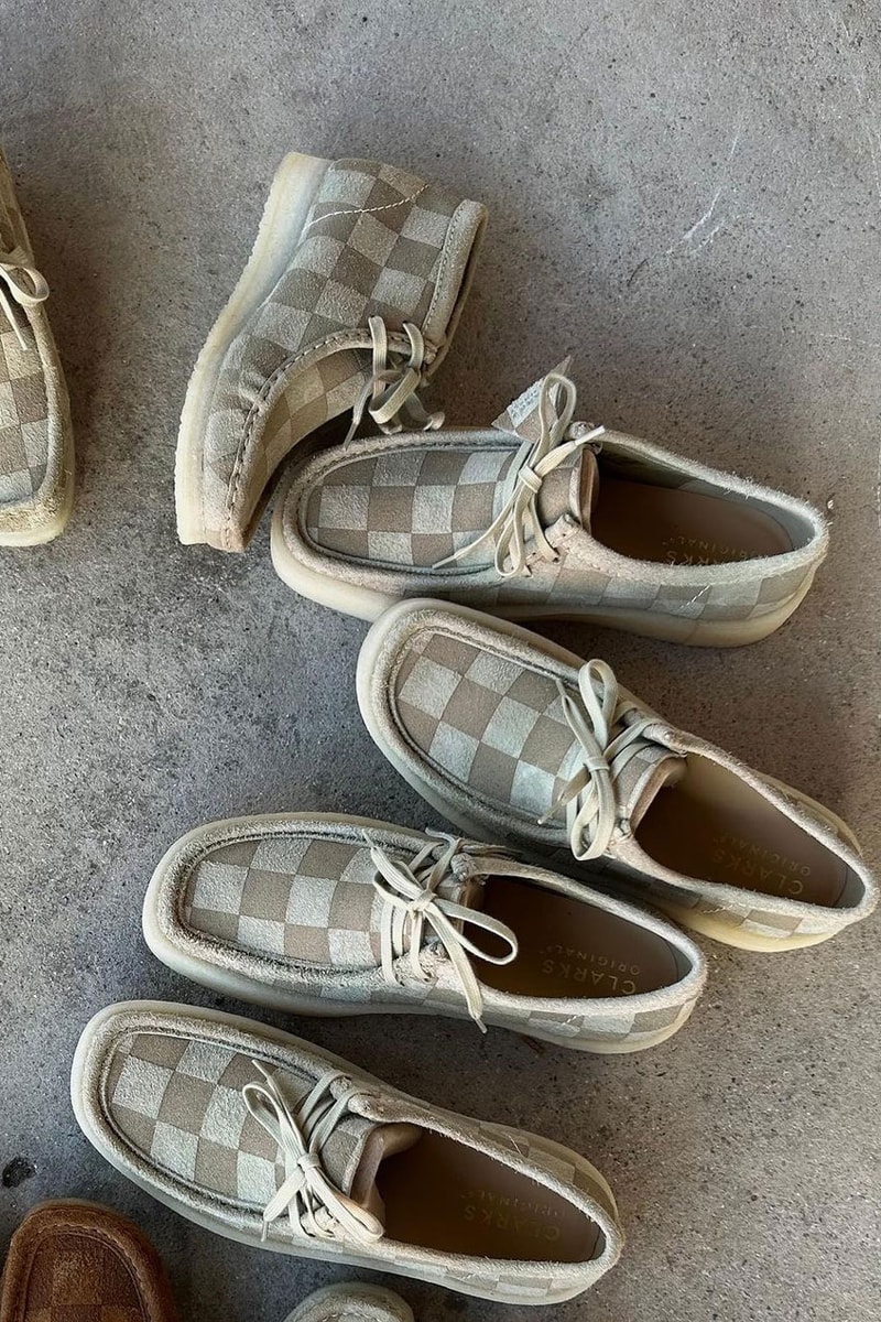 クラークスオリジナルスがチェッカーボードパターンをあしらった新作ワラビーを発売 Clarks Originals Footwear Shoes Trainers Sneakers Fashion Streetwear Checkerboards UK British England Clothing Style
