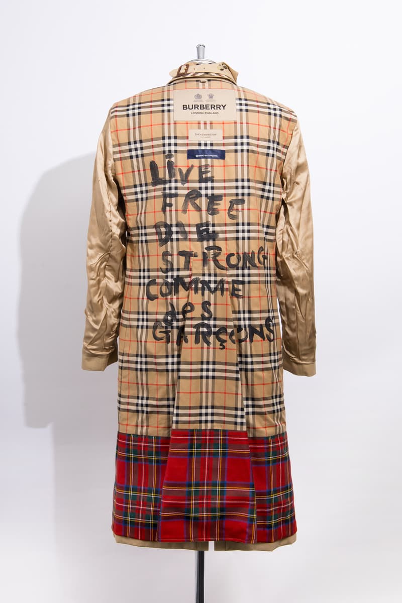 コム デ ギャルソンからバーバリーのカスタマイズトレンチが青山店限定で登場 COMME des GARÇONS BURBERRY customized trench coat aoyama store release info