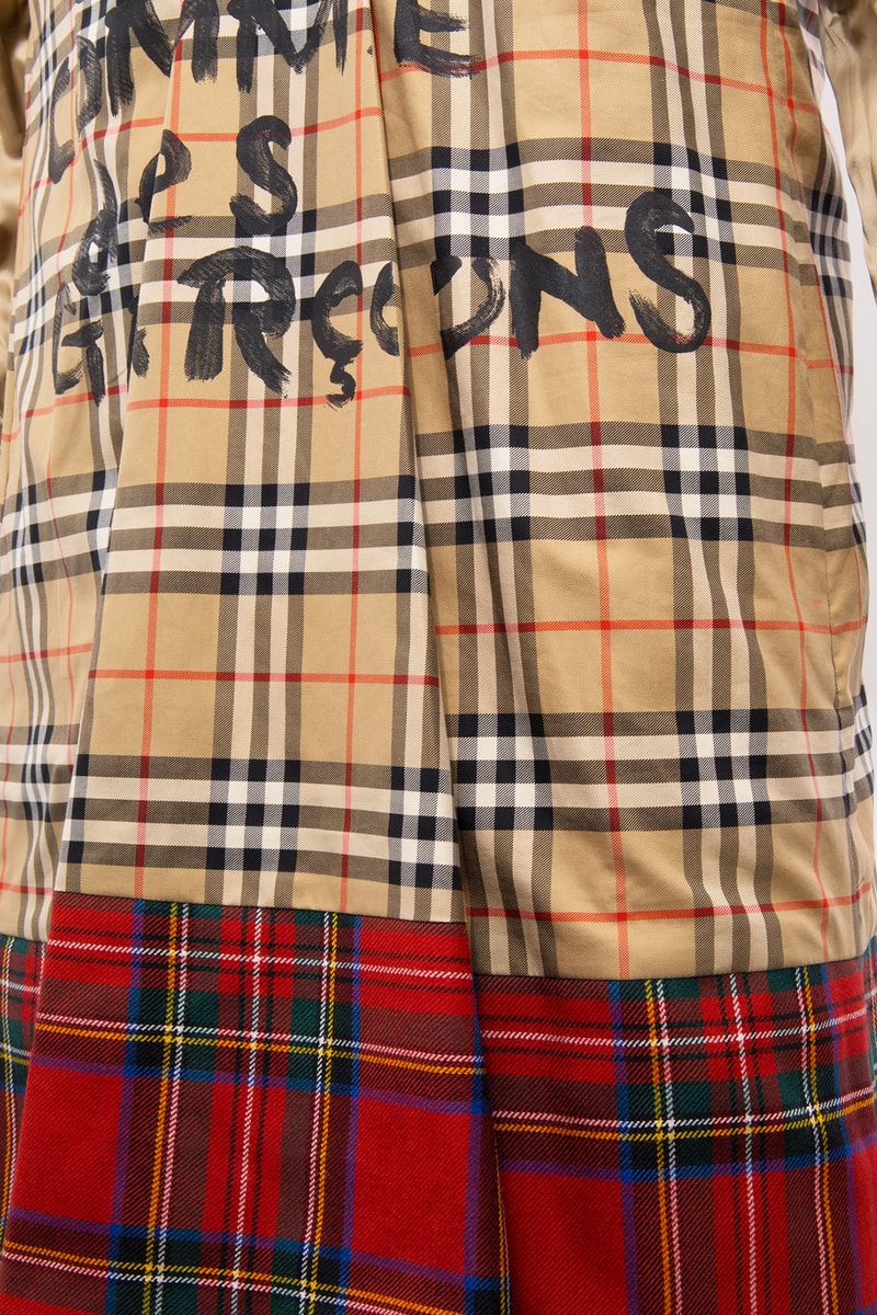 コム デ ギャルソンからバーバリーのカスタマイズトレンチが青山店限定で登場 COMME des GARÇONS BURBERRY customized trench coat aoyama store release info