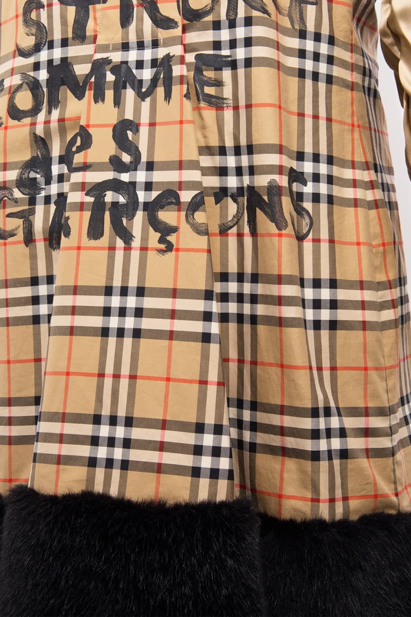 コム デ ギャルソンからバーバリーのカスタマイズトレンチが青山店限定で登場 COMME des GARÇONS BURBERRY customized trench coat aoyama store release info