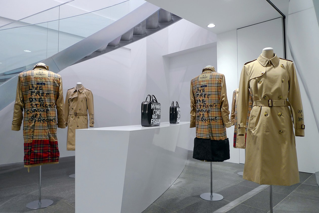 コム デ ギャルソンからバーバリーのカスタマイズトレンチが青山店限定で登場 COMME des GARÇONS BURBERRY customized trench coat aoyama store release info