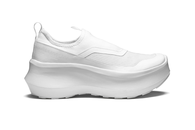 コム デ ギャルソン x サロモンの最新コラボ スリップオン プラットフォームがついに発売 COMME des GARCONS x Salomon Slip On Platform Release Info