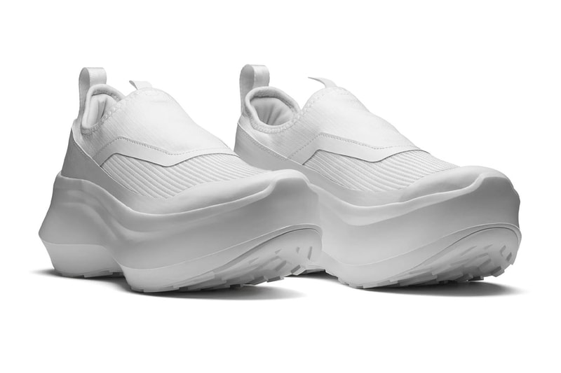 コム デ ギャルソン x サロモンの最新コラボ スリップオン プラットフォームがついに発売 COMME des GARCONS x Salomon Slip On Platform Release Info