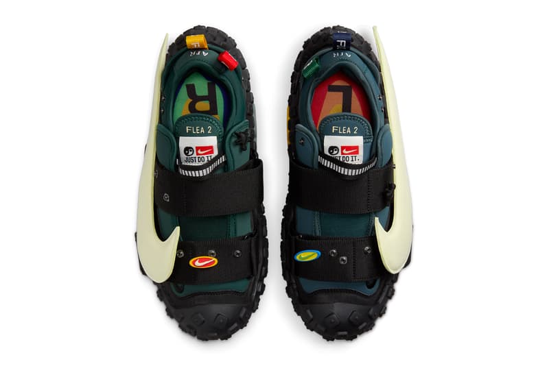 カクタス プラント フリー マーケット x ナイキエアフリー 2 の公式ビジュアルをチェック Cactus Plant Flea Market x Nike Air Flea 2 Black & Faded Spruce official images release info