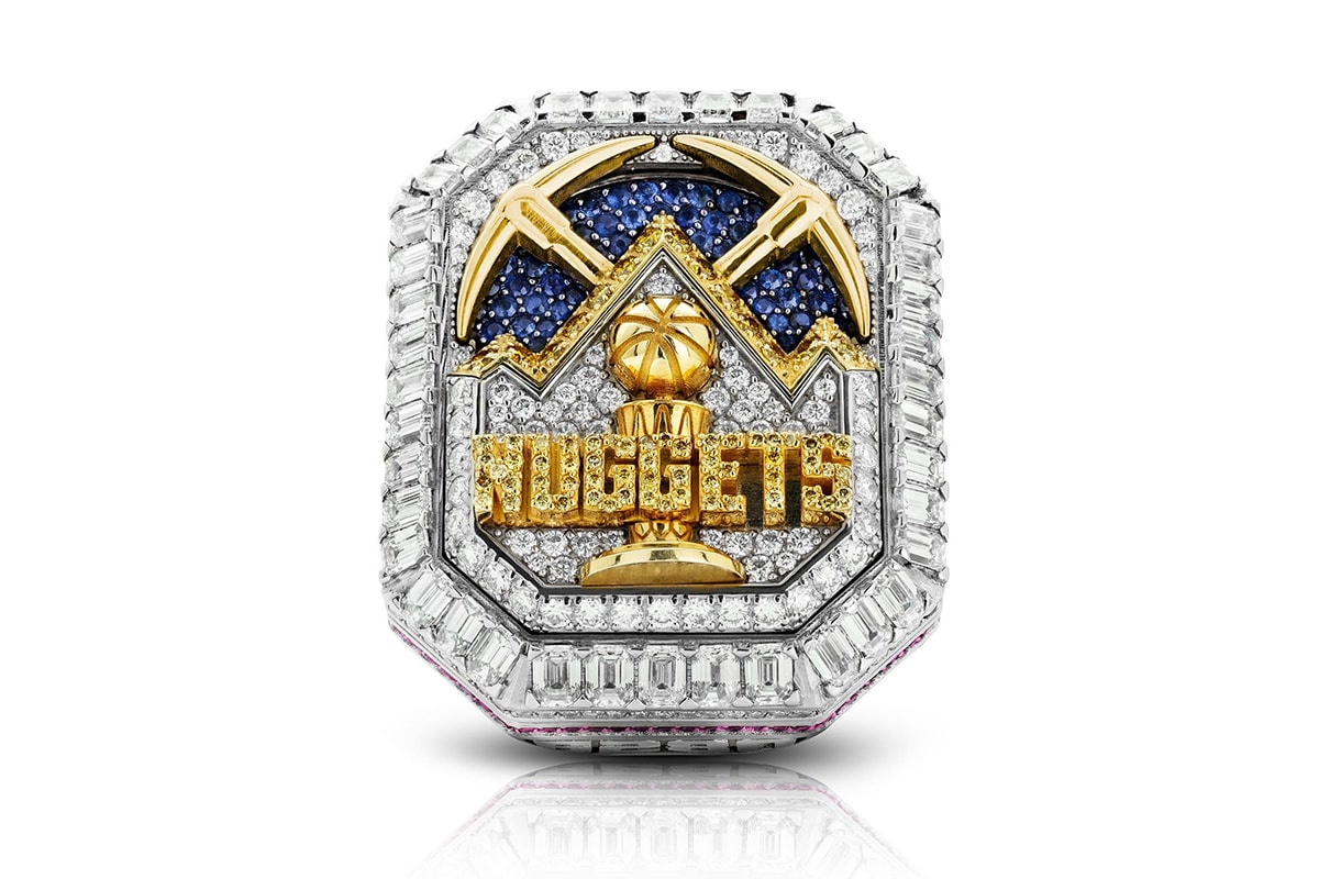 デンバー・ナゲッツに贈られたNBA チャンピオンリングをチェック Closer Look Denver Nuggets NBA Championship Rings nikola jokic 2023 championships jbh diamond accessories rings jewelry