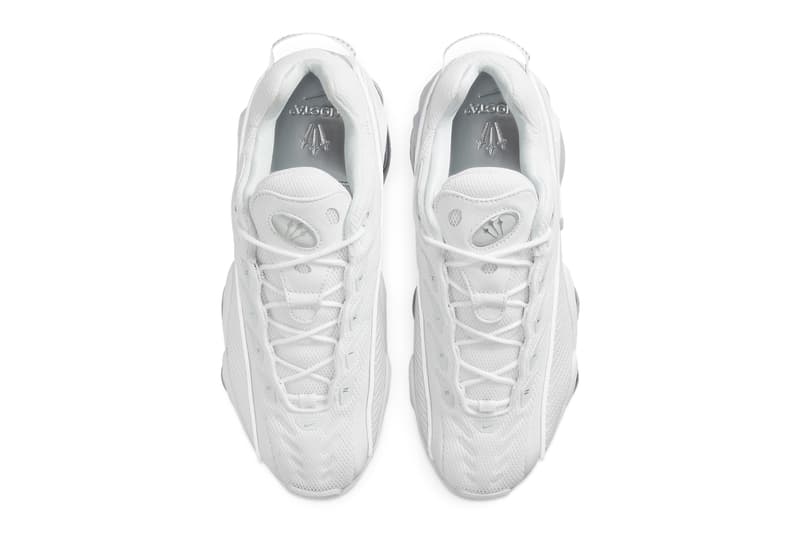 ドレイクの手掛ける ノクタ x ナイキグライドから新色 “トリプル ホワイト” が登場 drake Nike NOCTA Glide White Chrome DM0879-100 Release Info