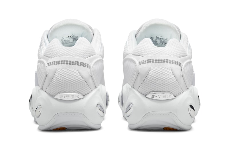 ドレイクの手掛ける ノクタ x ナイキグライドから新色 “トリプル ホワイト” が登場 drake Nike NOCTA Glide White Chrome DM0879-100 Release Info