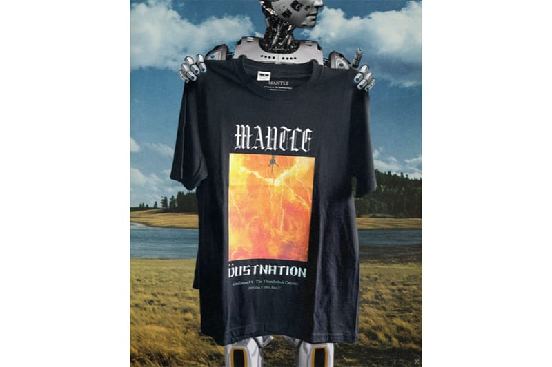 永戸鉄也と倉石一樹による DUSTNATION がアートコレクティブ MANTLE とのコラボTシャツを発売
