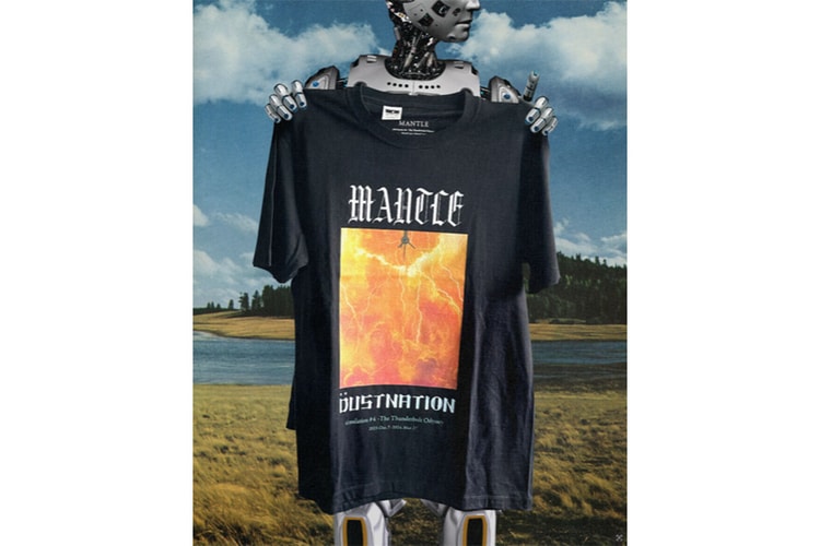 永戸鉄也と倉石一樹による DUSTNATION がアートコレクティブ MANTLE とのコラボTシャツを発売
