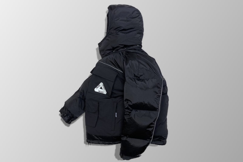 アイ ジュンヤワタナベ マンからパレス スケートボードとの初コラボアイテムが発売 eYe JUNYA WATANABE MAN x PALACE SKATEBOARDS collaboration down jacket 2023 fall winter release info