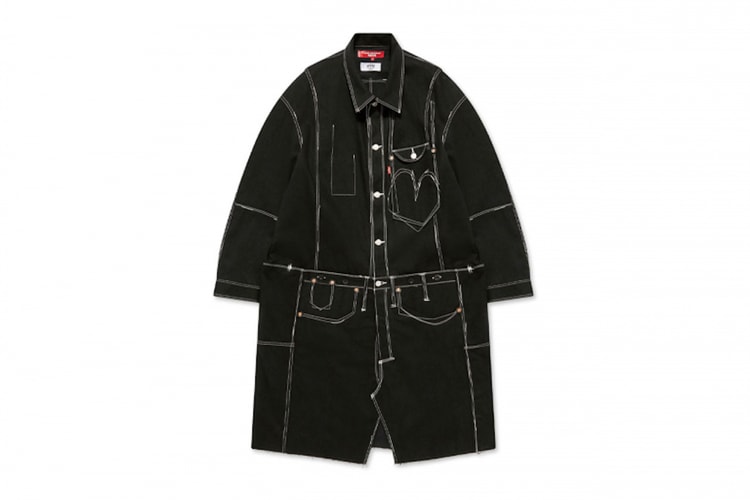 eYe Junya Watanabe MAN と Levi’s® からロング丈のブラックコートが登場