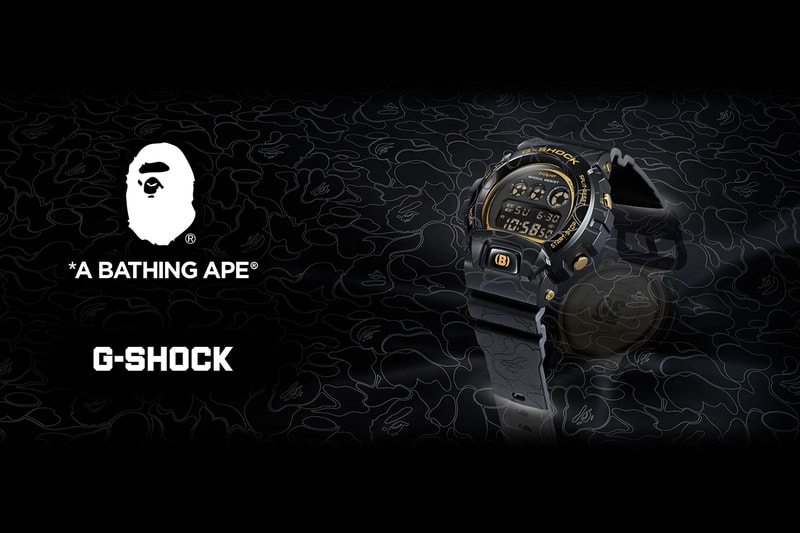 ジーショックからア・ベイシング・エイプ 30周年記念モデルが登場 G-SHOCK BAPE GM6900BAPE-1 Collaboration Release Info