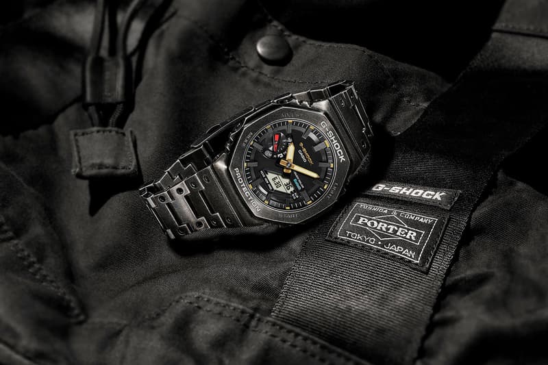 Gショックとポーターのコラボバッグがセットとなった限定モデルが発売 g shock porter collaboration bag Limited model release info