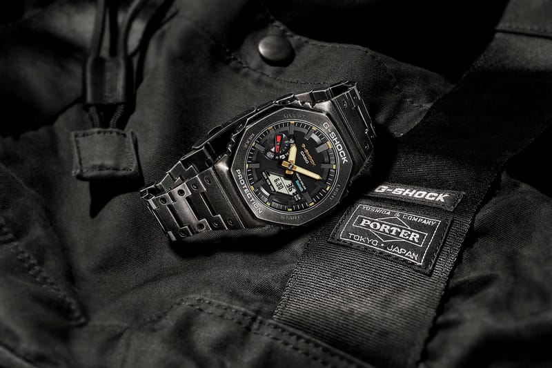 G-SHOCK と PORTER のコラボバッグがセットとなった限定モデルが発売