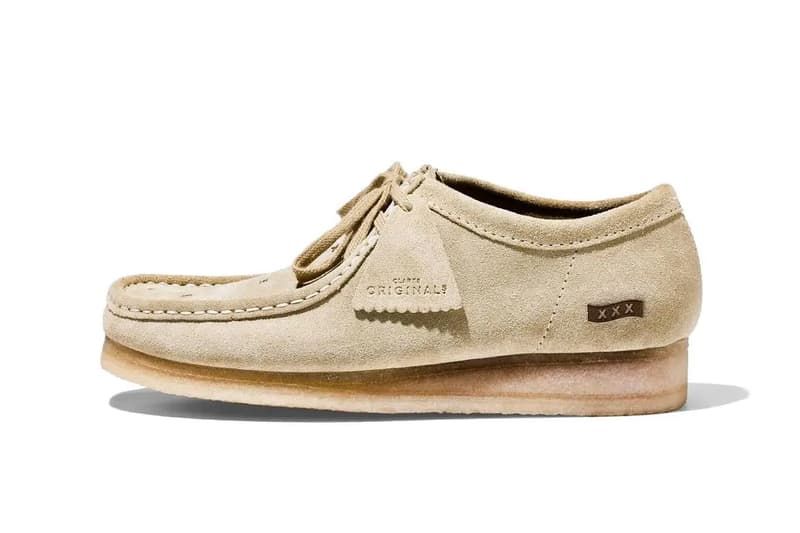 アトモスからゴッドセレクションXXXとクラークスオリジナルズとのコラボワラビーが登場 god selection xxx atmos clarks wallabee low collaboration official release date info photos price store list buying guide