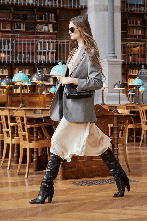 セリーヌ 2024年サマーコレクション CELINE Summer 2024 Runway Video Hedi Slimane Paris BIBLIOTHÈQUE NATIONALE womenswear
