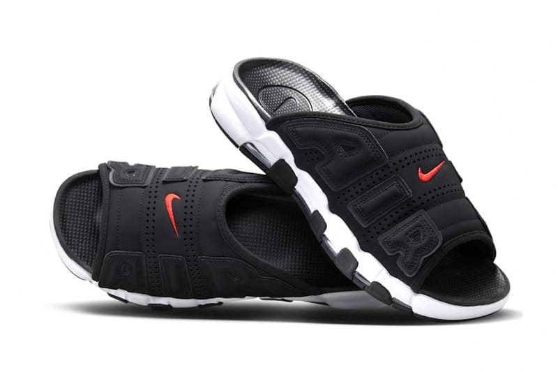 Nike Air More Uptempo Slide からクラシックなブラック/ホワイトを纏った新作が登場