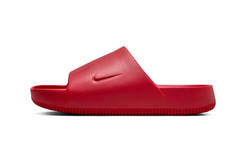 ナイキから冬の装いに映えるオールレッド仕様のカームスライドが登場　Nike Calm Slide Red FD4116-600 Release Info date store list buying guide photos price