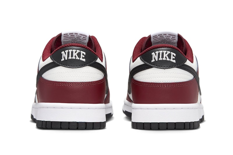 ナイキから深みのあるチェリーレッドを纏ったダンクロー“ダークチームレッド”が登場 Nike Dunk Low Arrives in "Team Red" FZ4616-600 Dark Team Red/Black-Summit White swoosh sneakers low top