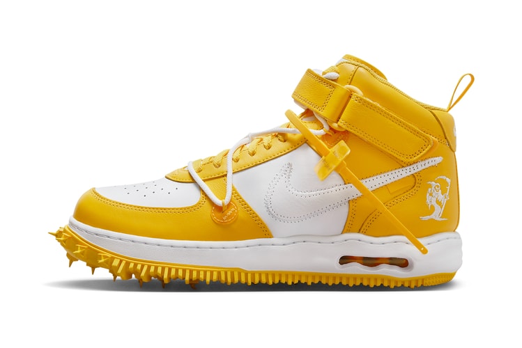 Off-White™ x Nike Air Force 1 Mid “White and Varsity Maize” の国内発売情報が解禁