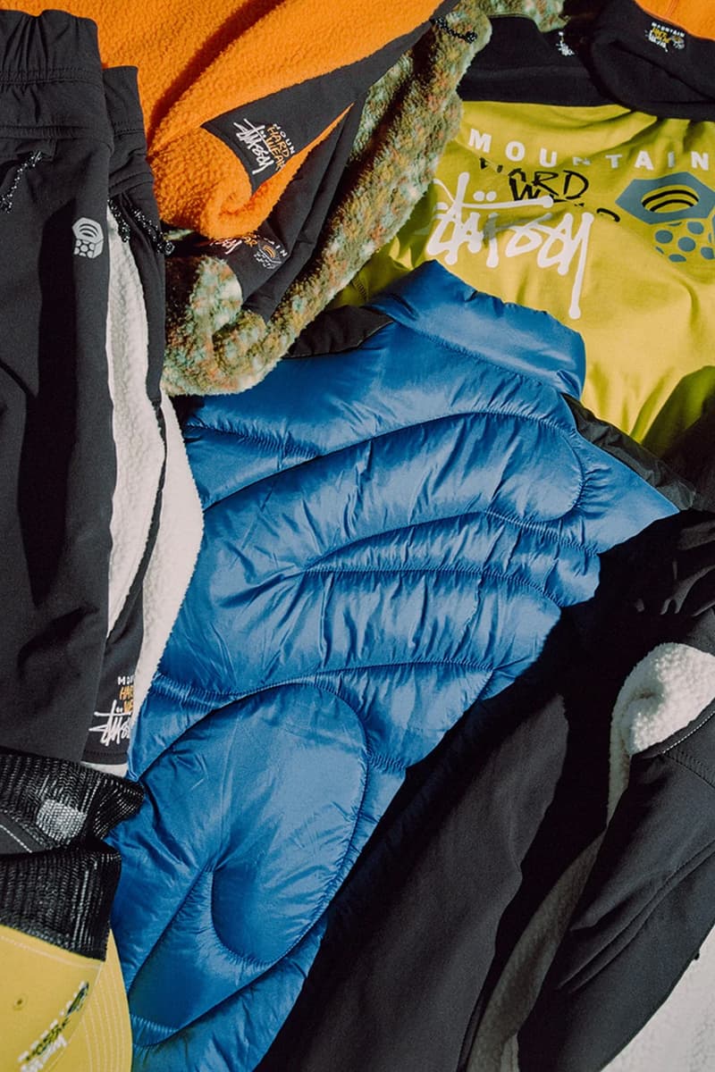 ステューシー & マウンテンハードウエアによるコラボコレクションの全貌が公開 STÜSSY & MOUNTAIN HARDWEAR collaboration fall 2023 release info