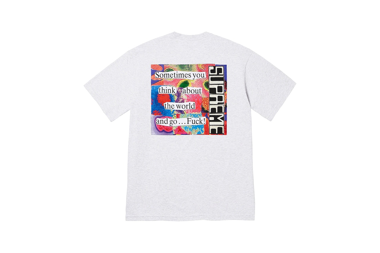 シュプリームが2023年秋シーズンのTシャツ・コレクションを発表 Supreme 2023 fall T-shirts collection release info