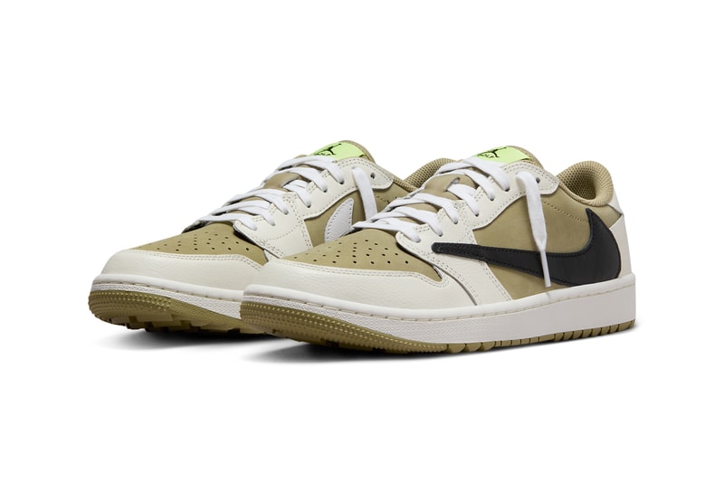 トラヴィス・スコット x エアジョーダン 1 ロー ゴルフ の国内発売情報が解禁 Travis Scott x Air Jordan 1 Low Golf Official Images & release info 