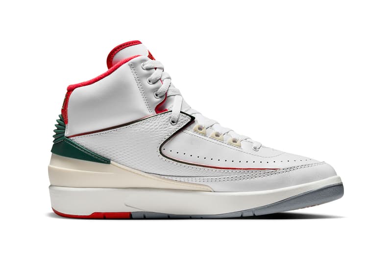 エアジョーダン2からイタリア国旗に着想した新色“オリジンズ”が登場 Air Jordan 2 White Fire Red DR8884-101 Release Date info store list buying guide photos price origins