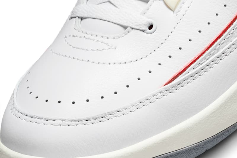 エアジョーダン2からイタリア国旗に着想した新色“オリジンズ”が登場 Air Jordan 2 White Fire Red DR8884-101 Release Date info store list buying guide photos price origins