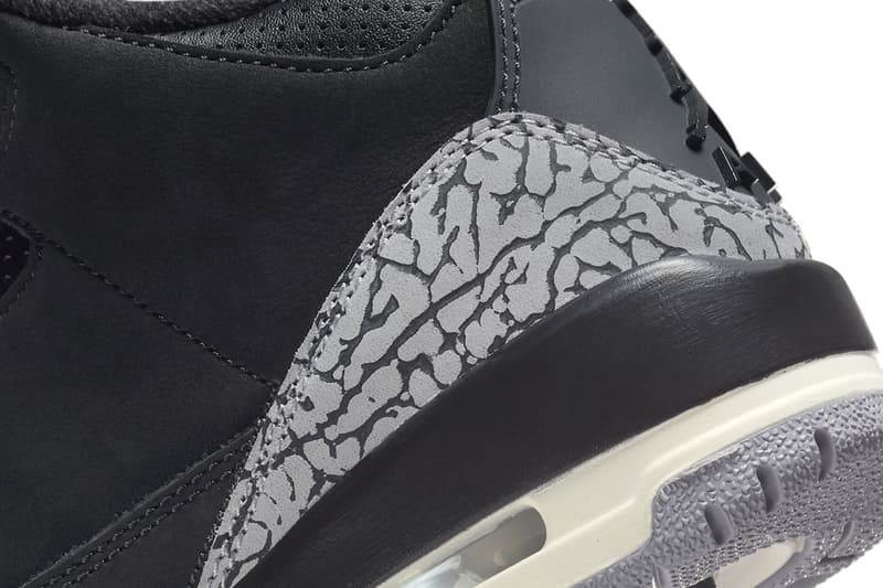 エアジョーダン 3 の新色 “オフ ノワール” の国内発売情報が解禁 Air Jordan 3 "Off Noir" Is Slated to Release This Month CK9246-001 Off Noir/Black-Coconut Milk-Cement Grey michael jordan brand swoosh jumpman nike