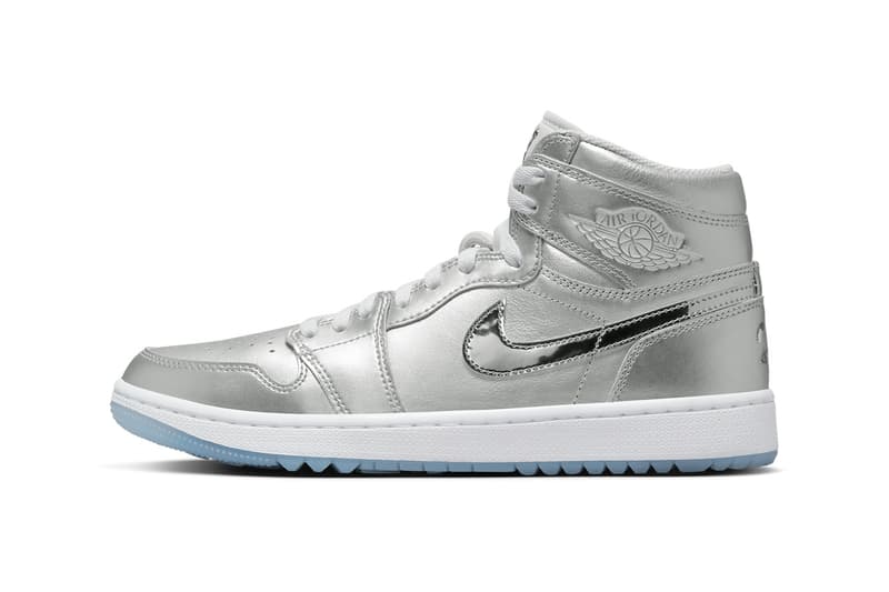 ジョーダン ブランドからシルバーを纏ったギフトギビングパックがゴルフ仕様で登場 air jordan golf gift giving pack 1 high low 6 metallic silver 23 photon dust white