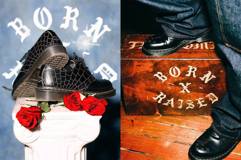 Born X Raised から Dr. Martens とのコラボ3ホールシューズが登場