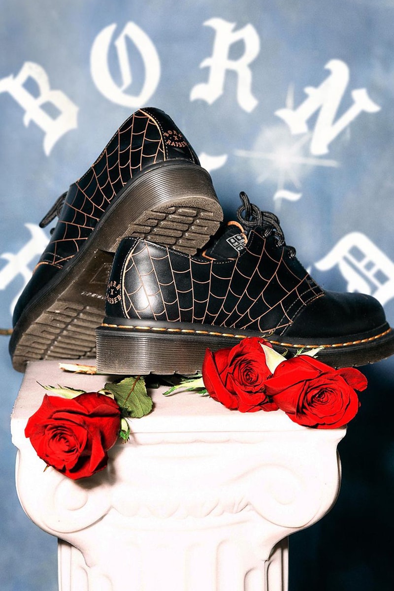 ボーン x レイズド から ドクターマーチンとのコラボ3ホールシューズが登場 Born X Raised + Dr. Martens “The Web” 1461 Oxford release info